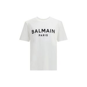 Balmain Men Cotton Print T-Shirt